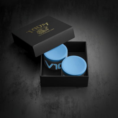 Taom V10 Blue Chalk for precision cuesport play